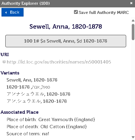 Search Result Detail